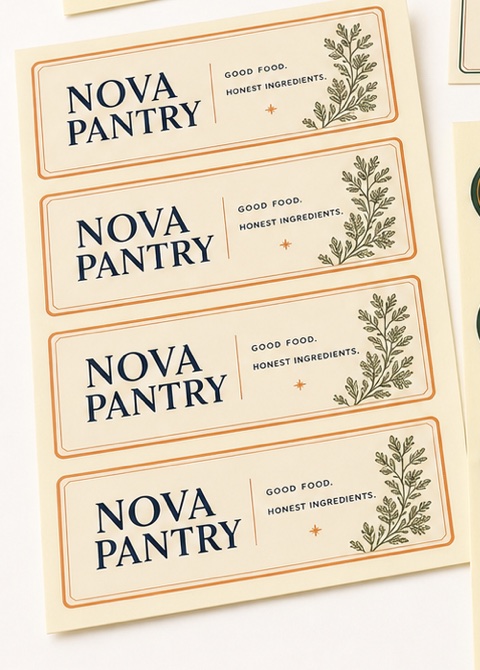 Rectangular Paper Labels