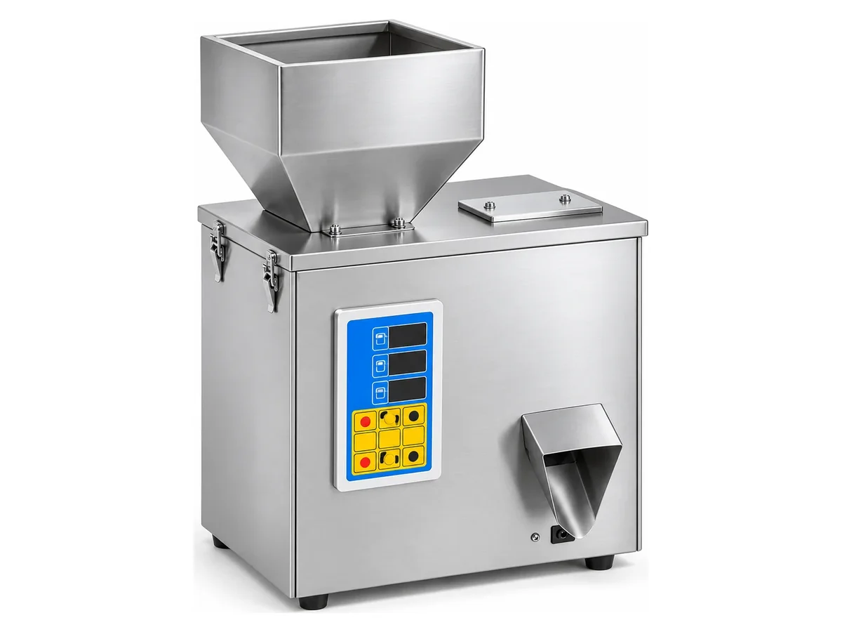 Representative bench-top powder and granule filling machine