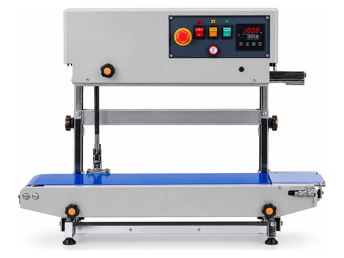 Representative vertical continuous band sealing machine